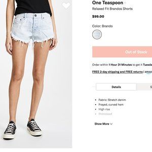 One Teaspoon Cutoff Shorts